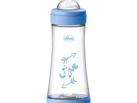 Biberão Perfect5 PP 300ml Fast +4 Meses - Azul - Chicco Online now