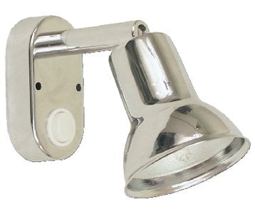 Scandvik - LED Chrome Plated Brass Swivel Cabin and Reading Light - 41366 Supply