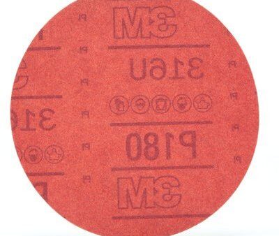 3M - Hookit Red Abrasive Disc Value Pack - 6 inch - P180 Grade - 50 Pack - 01222 on Sale