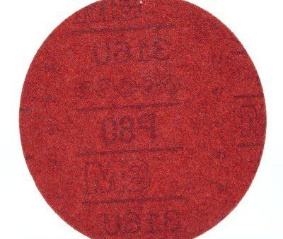 3M - Hookit Red Abrasive Disc - 6 inch - 80 Grit - 25 Pack - 01261 Online Hot Sale