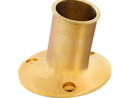 Whitecap Top-Mounted Flag Pole Socket Polished Brass - 1  ID - S-5002B Sale