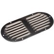 Sea-Dog - Stainless Steel Louvered Vent - Oval - 9-1 8  x 4-5 8  - 331405-1 Online Sale