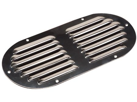 Sea-Dog - Stainless Steel Louvered Vent - Oval - 9-1 8  x 4-5 8  - 331405-1 Online Sale