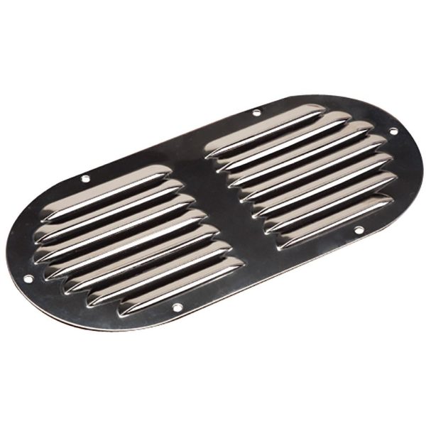 Sea-Dog - Stainless Steel Louvered Vent - Oval - 9-1 8  x 4-5 8  - 331405-1 Online Sale